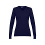 THC MILAN WOMEN. V-neck pullover for women in cotton and polyamide