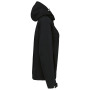 Dames Afneembare hooded softshell jas Black S