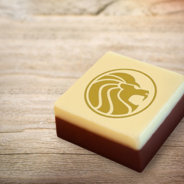 ChocoGiftbox 6 met logo chocolade