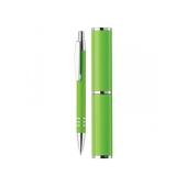 Aluminum ball pen in a tube - Green