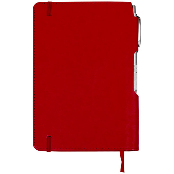 Panama A5 hardcover notitieboek en pen - Rood