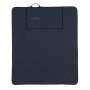 Impact Aware™ RPET foldable quilted picnic blanket, navy