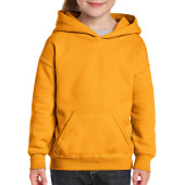 Gildan Sweater Hooded HeavyBlend for kids 1235 gold L