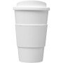 Americano® 350 ml insulated tumbler with grip - White