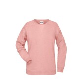 Ladies' Sweat - rose-melange - 3XL