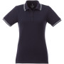 Fairfield short sleeve women's polo with tipping - Navy - XS
