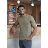 Men's Workwear T-Shirt Casual-Flair, from Sustainable Material , 51% GRS Certified Recycled Polyester / 46% Conventional Cotton / 3% Conventional Elastane