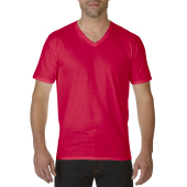 Gildan T-shirt Premium Cotton V-Neck SS for him Red XXL