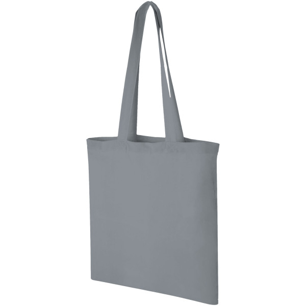 Carolina 100 g/m² cotton tote bag 7L - Grey