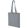 Carolina 100 g/m² cotton tote bag 7L - Grey