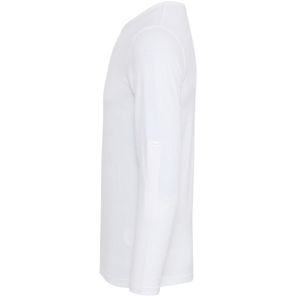 Long John - Men's roll sleeve T-shirt White XXL