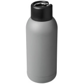 Brea 375 ml vacuum insulated sport bottle - Grijs