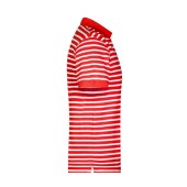 Men's  Polo Striped - red/white - M