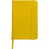 PU notitieboek geel