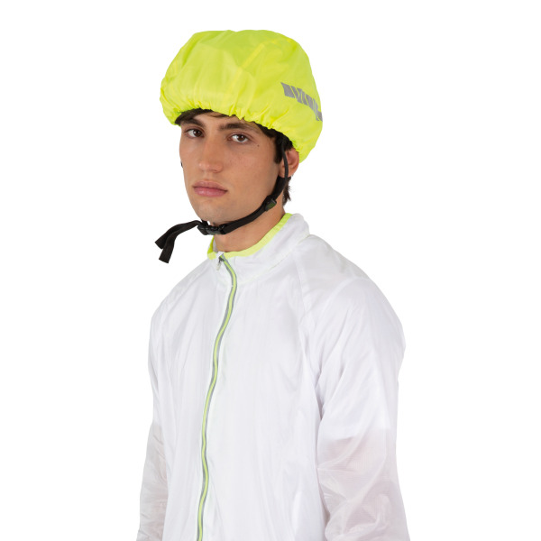 reflecterendehoes voor de helm Fluorescent Yellow One Size