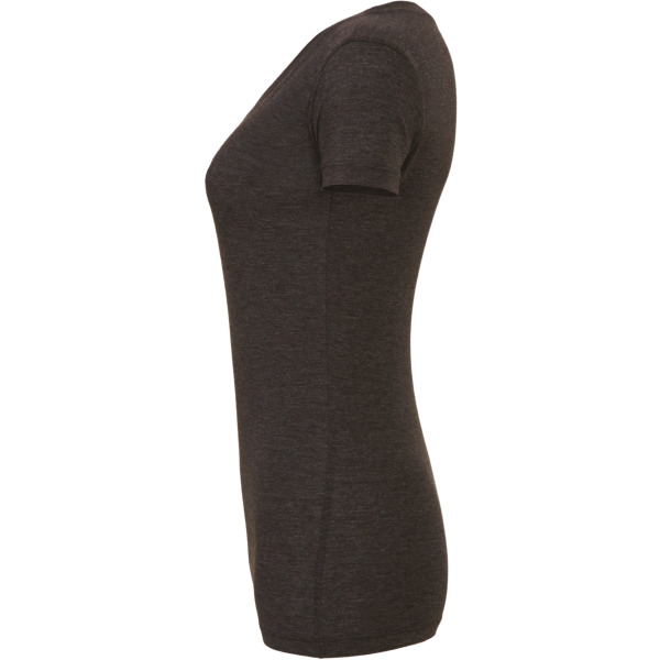 Women's Triblend Short Sleeve Tee Charcoal Black Triblend XL