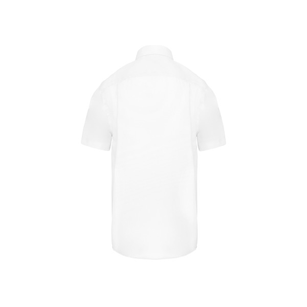 Heren non-iron overhemd korte mouwen White 3XL