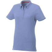 Atkinson short sleeve button-down women's polo - Light blue - XS