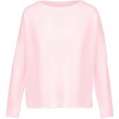 Damessweater “Loose fit” Pale Pink L/XL