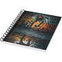 Desk-Mate® A6 notitieboek met synthetische omslag - Wit/Zwart