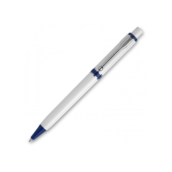 Ball pen Raja hardcolour - White / Dark Blue