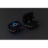 RGB gaming oordoppen met ENC, zwart