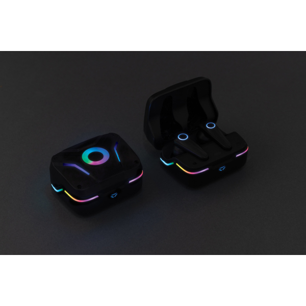 RGB gaming oordopjes met ENC, zwart