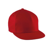 Kids' snapback cap - 5 panels Red One Size