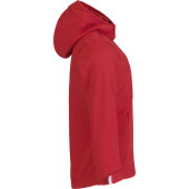 Kids' hooded softshell jacket Red 5/6 jaar