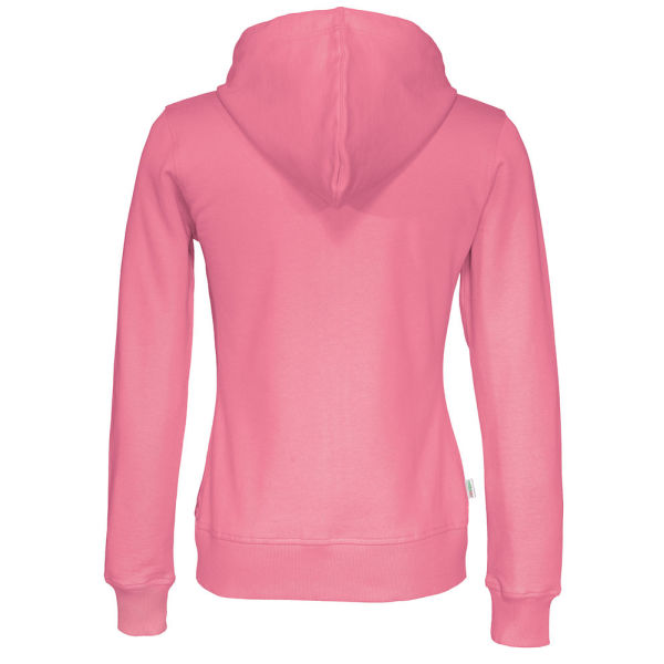 Cottover Gots Full Zip Hood Lady Pink XS
