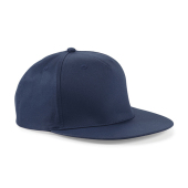 5 Panel Snapback Rapper Cap - French Navy - One Size