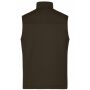 Men's Softshell Vest - brown - S