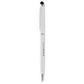 Neilo Touch balpen stylus gerecycled alu blauwe inkt - wit