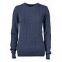 Blakely knitted sweater dames navy mélange s