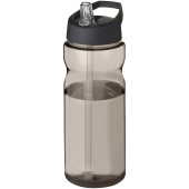 H2O Active® Base 650 ml drikkeflaske og låg med hældetud - Koksgrå/Ensfarvet sort