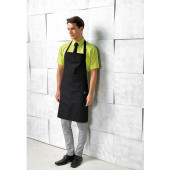 Fairtrade Apron With Pocket Black One Size