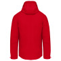 Heren softshell jas met afneembare capuchon Red 4XL