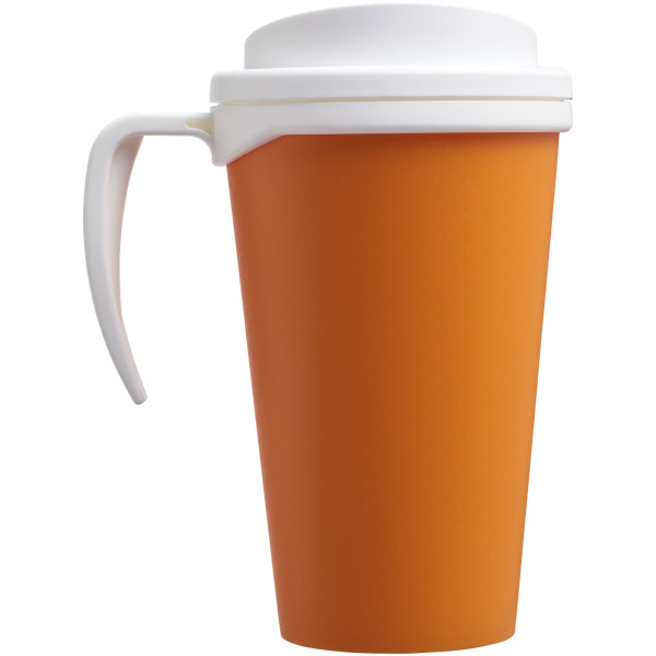 Americano® Grande 350 ml insulated mug - Orange/White