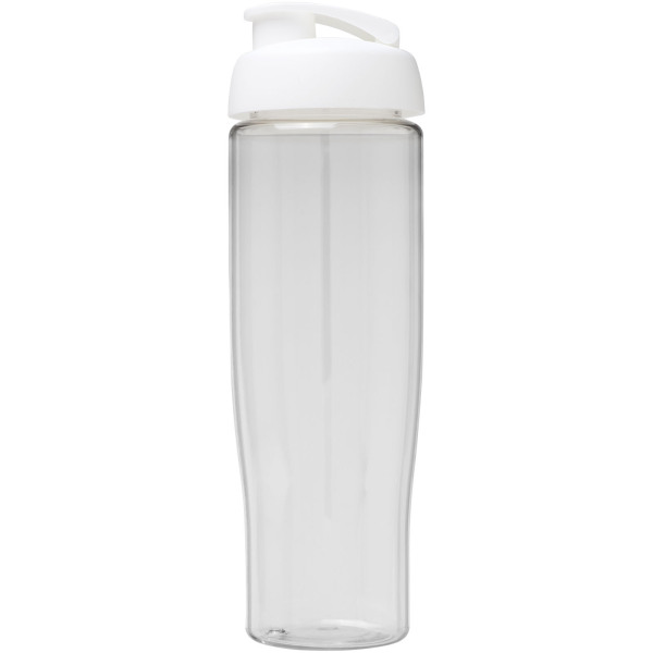 H2O Active® Tempo 700 ml flip lid sport bottle - Transparent/White