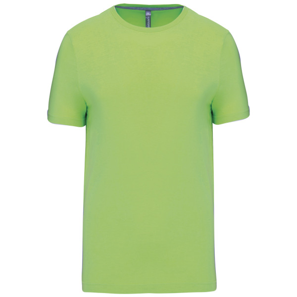 T-shirt ronde hals korte mouwen Lime 3XL