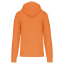 Ecologische herensweater met capuchon en ritssluiting Light Orange 4XL