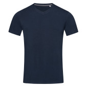 Stedman T-shirt V-neck Clive SS for him 533c marina blue 3XL