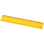 Refari 15 cm recycled plastic ruler - Yellow