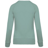 Ladies’ organic cotton crew neck raglan sleeve sweatshirt Sage XXL