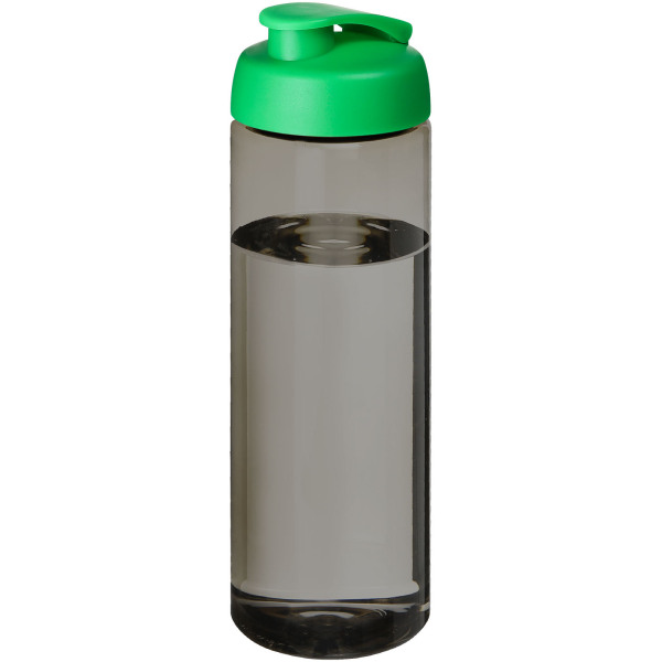 H2O Active® Eco Vibe 850 ml flip lid sport bottle - Charcoal/Green