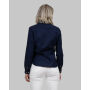 Yellow Bow 54 Woman Navy S