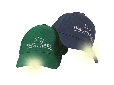 LED cap incl. borduring