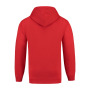 L&S Sweater Hooded Cardigan red L