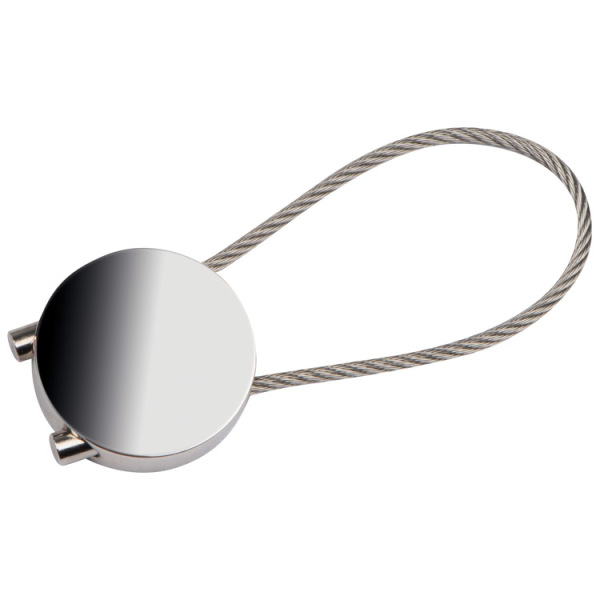 Ronde metalen sleutelhanger