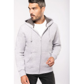Hooded sweater met rits Dark Grey 4XL